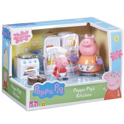 Peppa pig - la cuisine de peppa avec 2 personnages - gioppc07  Giochi Preziosi    070005